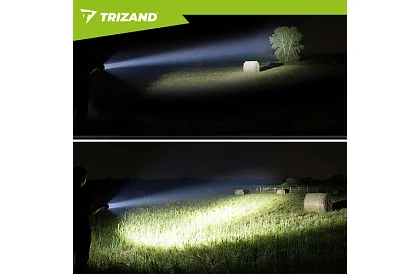 LED dobíjecí taktická svítilna 800 lm, 5000 mAh