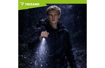 LED dobíjecí taktická svítilna 800 lm, 5000 mAh