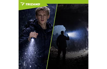 LED dobíjecí taktická svítilna 800 lm, 5000 mAh