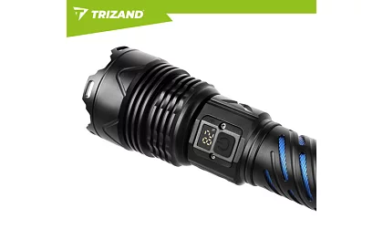 LED dobíjecí taktická svítilna 1500 lm, 5000 mAh