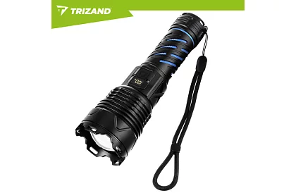 LED dobíjecí taktická svítilna 1500 lm, 5000 mAh