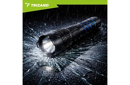 LED dobíjecí taktická svítilna 1500 lm, 5000 mAh