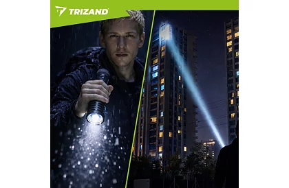 LED dobíjecí taktická svítilna 1500 lm, 5000 mAh