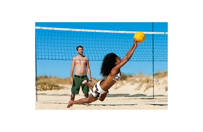 Síť na plážový volejbal 9,5x1m – volejbal, badminton, tenis