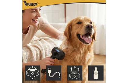 Elektrický parní vyčesávací kartáč – dobíjecí