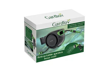 Nástěnný naviják na hadice – buben s hadicí 25 metrů