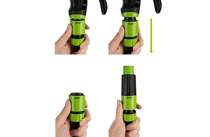 Nástěnný naviják na hadice – buben s hadicí 25 metrů