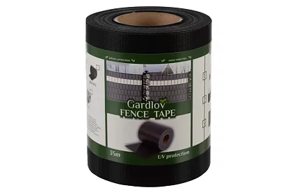 Stínící páska na plot černá – panelová 450 g/m2 + klipy