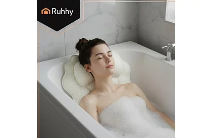 Relaxační polštář do vany 43x40 cm