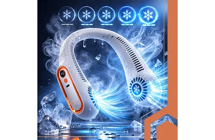 Ventilátor na krk, mini chladicí ventilátor