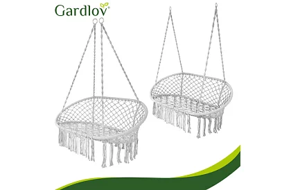 Zahradní dvoumístná houpačka s polštářem - Stork's Nest