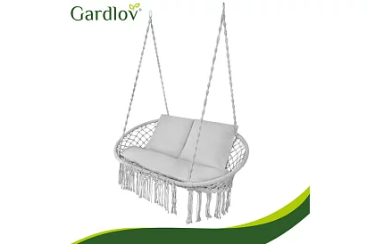 Zahradní dvoumístná houpačka s polštářem - Stork's Nest