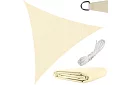 Stínící sluneční plachta trojúhelník 3 × 3 × 3 m – béžová