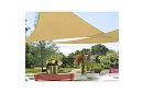 Stínící sluneční plachta trojúhelník 3 × 3 × 3 m – béžová