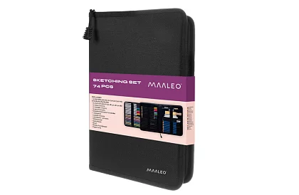 XXL Profesionální sada na skicování – 74 dílů v pouzdře