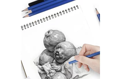 XXL Profesionální sada na skicování – 74 dílů v pouzdře