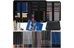 XXL Profesionální sada na skicování – 74 dílů v pouzdře