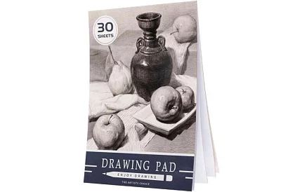 Sada na kreslení v dřevěném kufru - 148 dílů