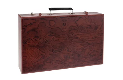 Sada na kreslení v dřevěném kufru - 148 dílů