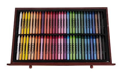 Sada na kreslení v dřevěném kufru - 148 dílů