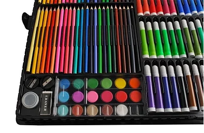 Velká malířská sada v kufru 288 ks