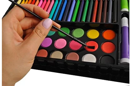 Velká malířská sada v kufru 288 ks