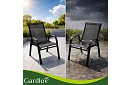 Zahradní kovové židle – 2 kusy v sadě