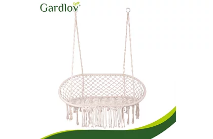 Zahradní dvoumístná houpačka s polštáři - do 300 kg