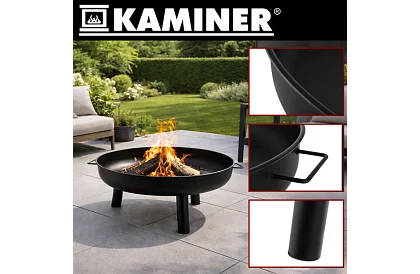 Zahradní ohniště s madly – 80 cm