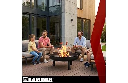 Zahradní ohniště s madly – 80 cm