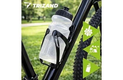 Univerzální držák láhve na kolo – černý