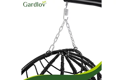 Zahradní houpačka s polštářem – závěsné křeslo do 150 kg