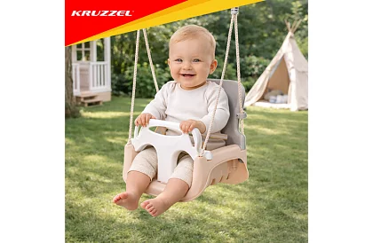 Dětská závěsná houpačka do 30 kg – rostoucí