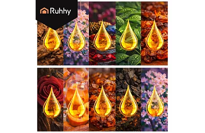 Sada esenciálních olejů, 10 vůní – 10 ks po 10 ml