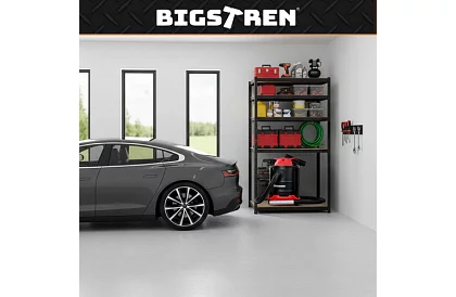 Skladový kovový regál – 5 polic – 180×90×40 cm – nosnost 1000 kg