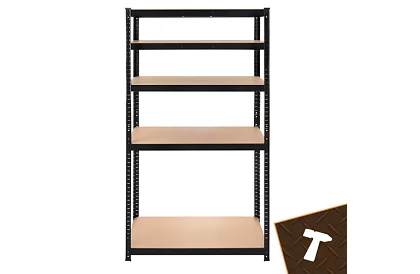 Skladový kovový regál – 5 polic – 180×90×40 cm – nosnost 1000 kg