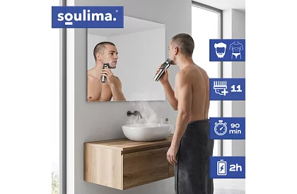 Zastřihovač vlasů a vousů 8 v 1