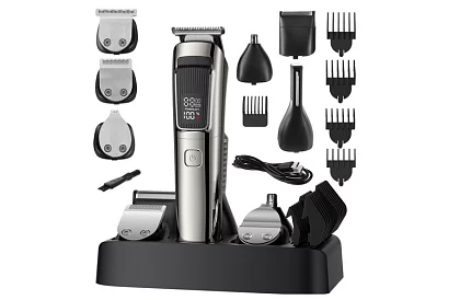 Zastřihovač vlasů a vousů 8 v 1