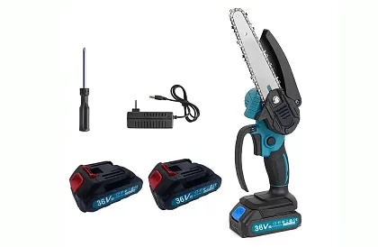 Akumulátorová řetězová pila DS36 + 2 baterie + 2 řetězy