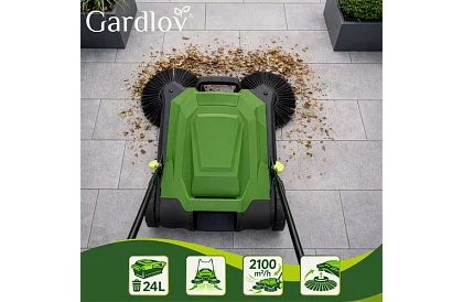 Ruční zametací stroj Nexo 2100 m2/h - 680 mm, 24 litrů