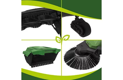 Ruční zametací stroj Nexo 2100 m2/h - 680 mm, 24 litrů