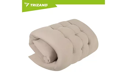 Skládací zahradní lehátko 3 v1 s polštářem - béžové