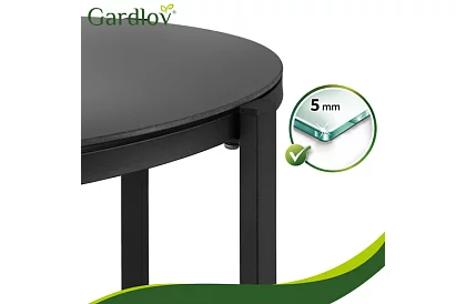 Zahradní nábytek MORENO – stůl + 2 židle + pohovka