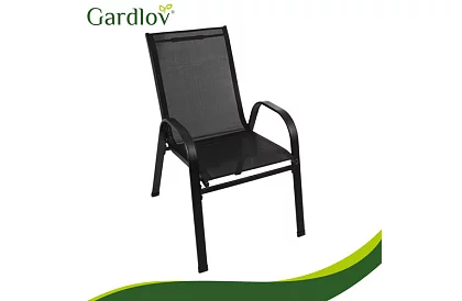 Sada zahradních židlí – 4 židle na terasu, balkon, zahradu