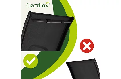 Sada zahradních židlí – 4 židle na terasu, balkon, zahradu