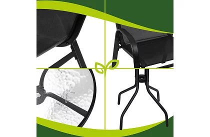 Sada zahradního nábytku – stůl + 2 židle