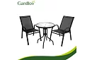 Sada zahradního nábytku – stůl + 2 židle