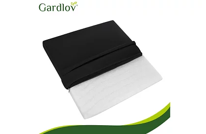 Zahradní sada nábytku – stůl, pohovka, 2 židle – hnědá