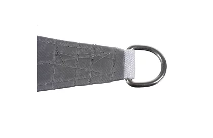 Stínící sluneční plachta trojúhelník 4 × 4 × 4 m – šedá