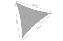 Stínící sluneční plachta trojúhelník 4 × 4 × 4 m – šedá